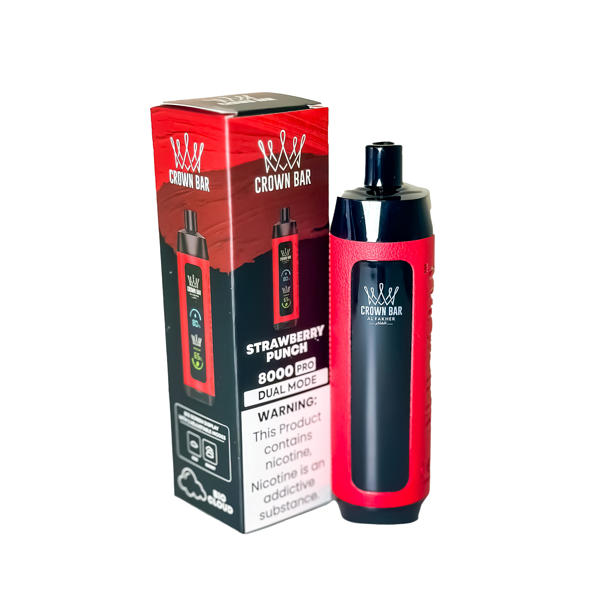 al-fakher-crown-bar-8000-pro-dtl-disposable-5mg-hookah-style